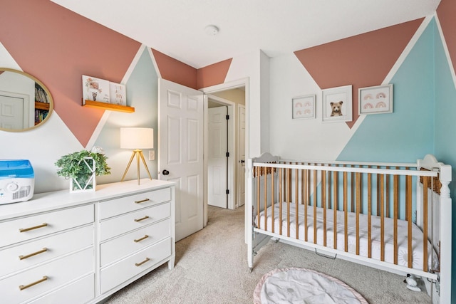 1686 Walnut Ln, Eagan, MN 55122 - bedroom with light colored carpet and a nursery area