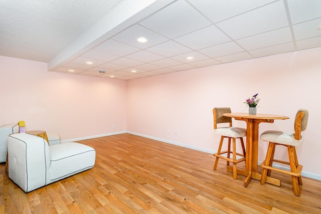 39 154th Ave NE, Ham Lake, MN 55304 - sitting room featuring light wood-style flooring, recessed lighting, and baseboards