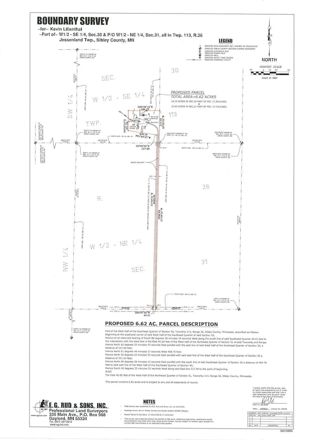 36350 276th St, Henderson, MN 56044 - survey map / technical document