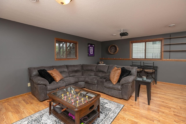 907 Rodeo Dr SE, Pine Island, MN 55963 - living area with wood finished floors and baseboards