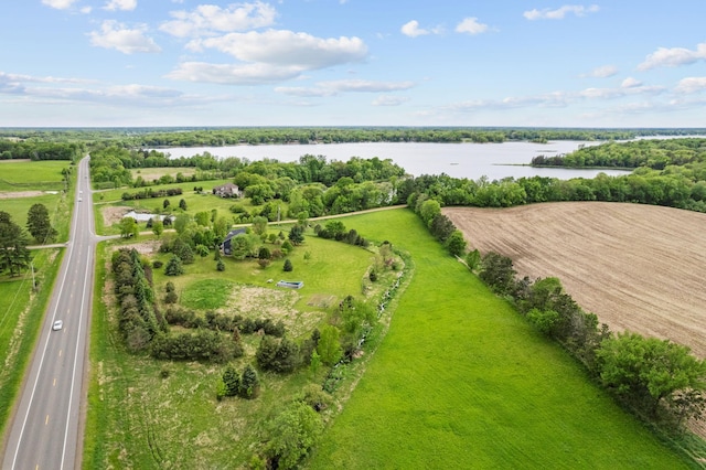 27385 Millicent Ln, Chisago Lake Twp, MN 55013 - drone / aerial view of a large body of water