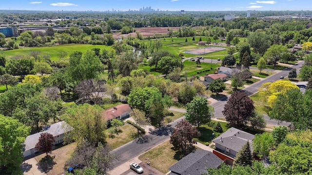 6300 Brooklyn Dr, Brooklyn Center, MN 55430 - aerial view of a tree filled landscape