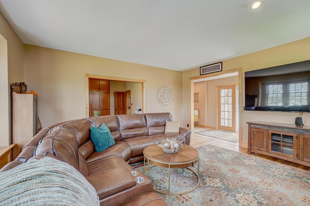 8632 Neal Ave S, Denmark Twp, MN 55033 - living area with wood finished floors and baseboards