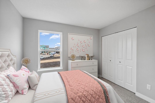 8397 Brumby Trl, Woodbury, MN 55129 - carpeted bedroom with baseboards and a closet