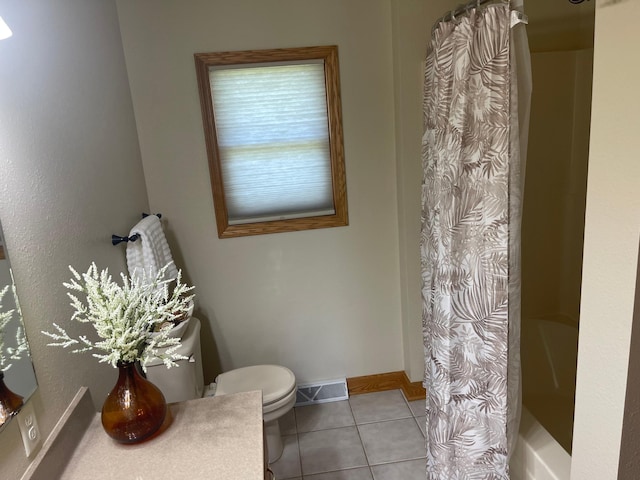 22 Jayvee Ln, Lake Sarah Twp, MN 56132 - bathroom with vanity, tile patterned flooring, and shower / bath combo