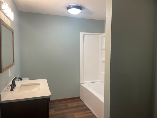 22 Jayvee Ln, Lake Sarah Twp, MN 56132 - full bath with vanity and wood finished floors