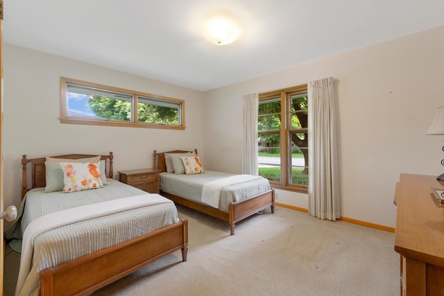 706 9th Ave SW, Faribault, MN 55021 - bedroom with multiple windows, light carpet, and baseboards