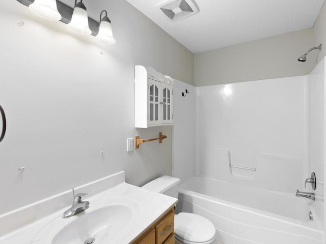 11023 171st Ave SE, Becker, MN 55308 - bathroom featuring toilet, washtub / shower combination, and vanity