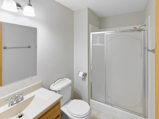 11023 171st Ave SE, Becker, MN 55308 - full bath with a stall shower, toilet, and vanity