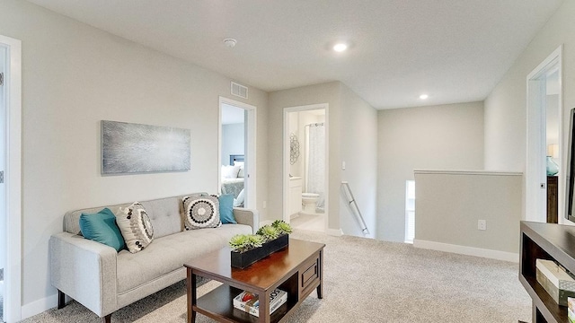 6562 208th St W, Farmington, MN 55024 - living room with carpet, recessed lighting, and baseboards