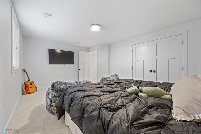 508 13th St NE, Dilworth, MN 56529 - bedroom featuring carpet floors, baseboards, and a closet