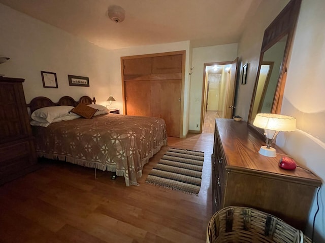 37165 300th Ave NE, Rollis Twp, MN 56724 - bedroom featuring wood finished floors and a closet
