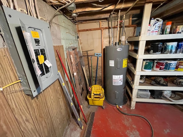 37165 300th Ave NE, Rollis Twp, MN 56724 - utility room with electric water heater