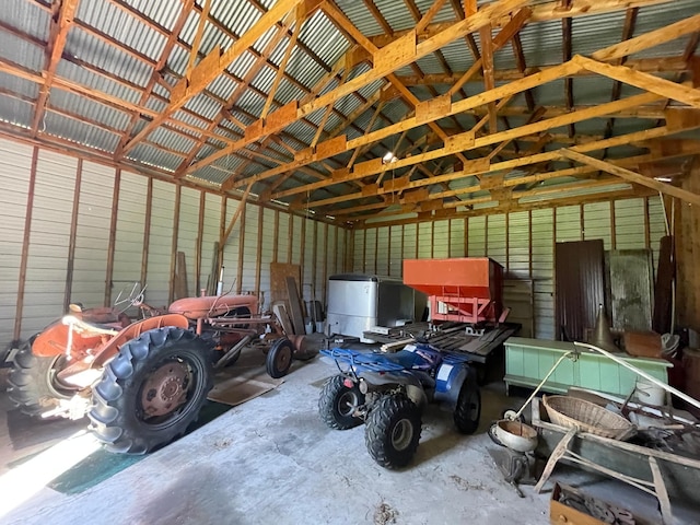 37165 300th Ave NE, Rollis Twp, MN 56724 - garage featuring metal wall