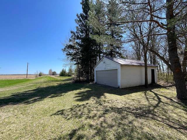 37165 300th Ave NE, Rollis Twp, MN 56724 - view of green lawn featuring a detached garage and an outdoor structure