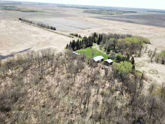 37165 300th Ave NE, Rollis Twp, MN 56724 - aerial overview of property's location with rural landscape
