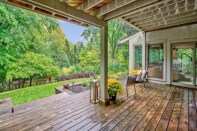 view of deck