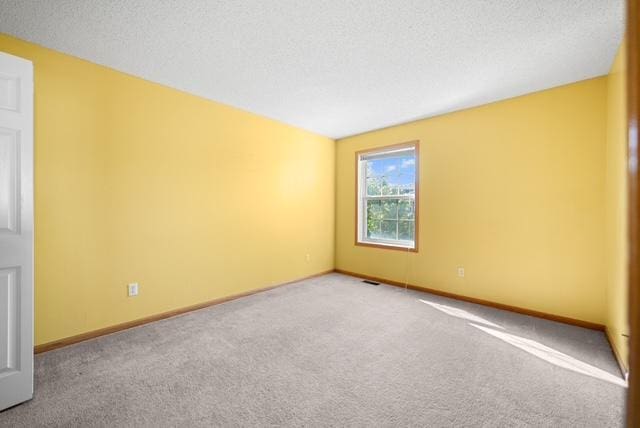 11353 Fergus St NE Unit A, Blaine, MN 55449 - unfurnished room with carpet floors, baseboards, and a textured ceiling