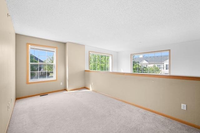 11353 Fergus St NE Unit A, Blaine, MN 55449 - carpeted empty room featuring a textured ceiling and baseboards