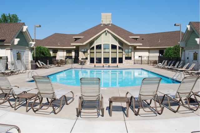 11353 Fergus St NE Unit A, Blaine, MN 55449 - community pool with a patio