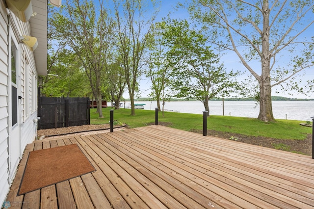 24527 Twilight Ln, Lida Twp, MN 56572 - deck with a water view