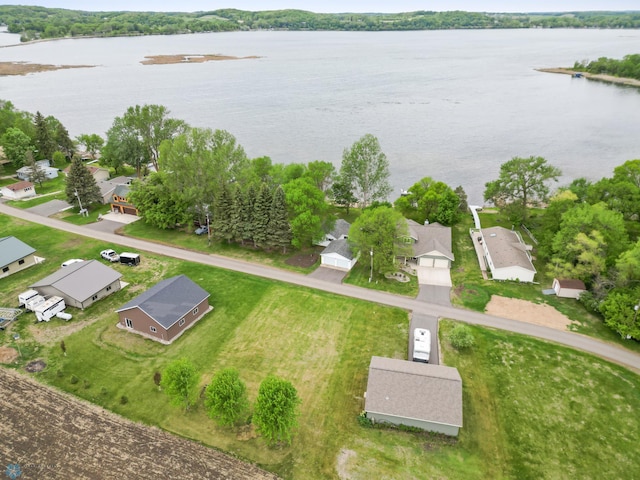 24527 Twilight Ln, Lida Twp, MN 56572 - aerial perspective of suburban area with a nearby body of water