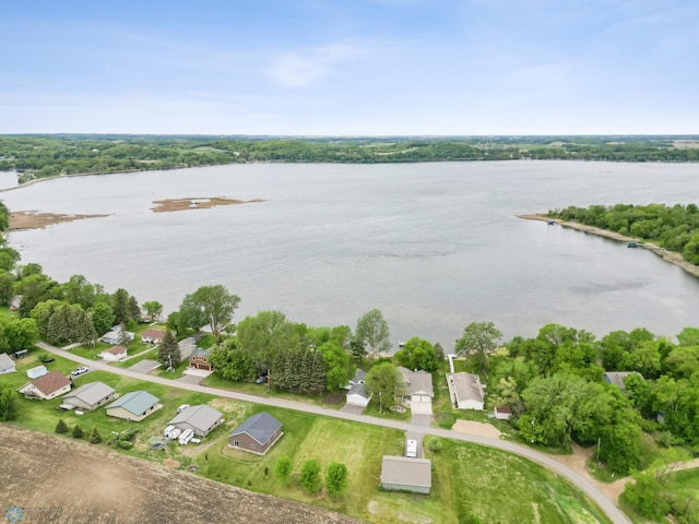 24527 Twilight Ln, Lida Twp, MN 56572 - aerial perspective of suburban area featuring a large body of water