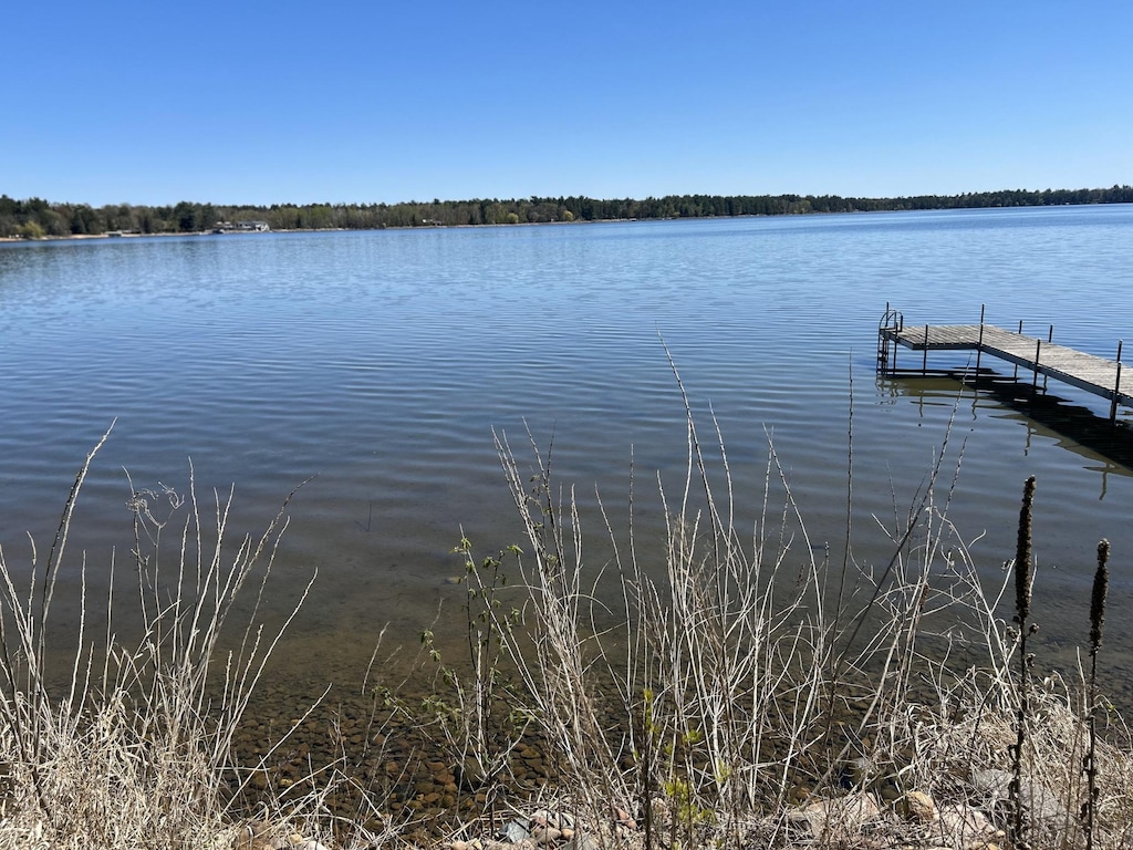 6769 County Road 13, Lake Edward Twp, MN 56468 - dock with a water view