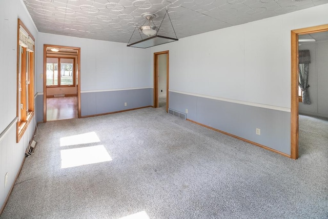 6769 County Road 13, Lake Edward Twp, MN 56468 - carpeted empty room with an ornate ceiling