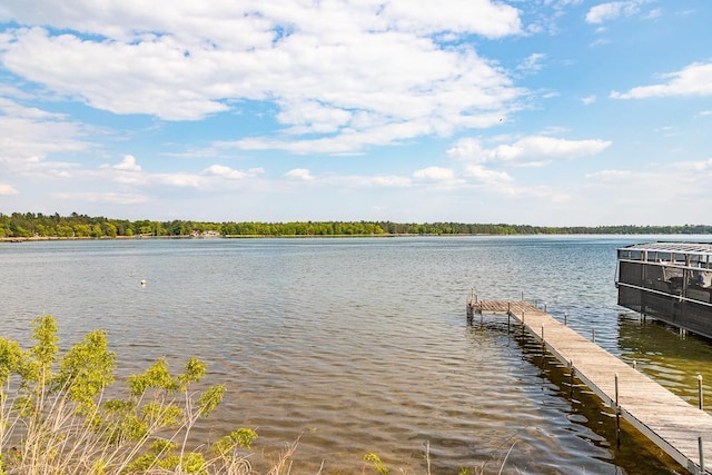 6769 County Road 13, Lake Edward Twp, MN 56468 - dock with a water view