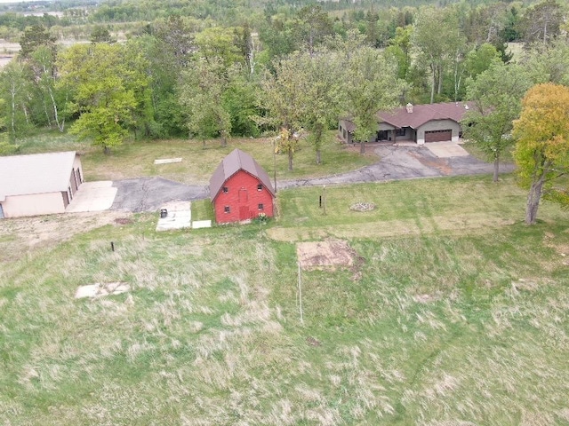 50429 245th Ave, Staples Twp, MN 56479 - aerial view of property and surrounding area with a forest