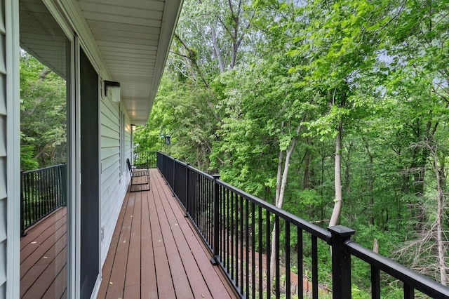 216 Crestview Cir, Jordan, MN 55352 - view of wooden deck