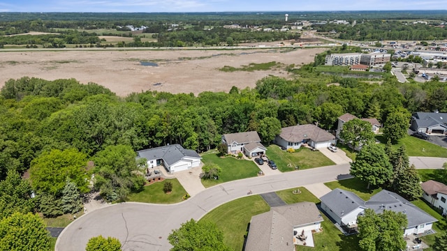 216 Crestview Cir, Jordan, MN 55352 - aerial perspective of suburban area