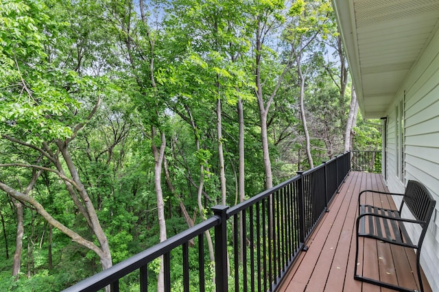 216 Crestview Cir, Jordan, MN 55352 - view of wooden deck