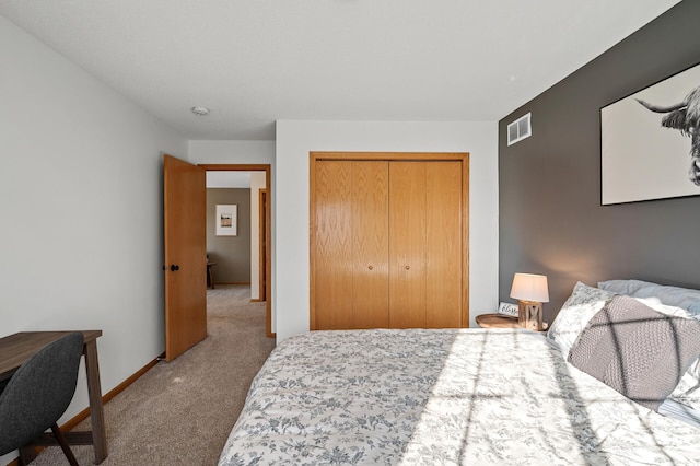 12828 43rd St NE, Saint Michael, MN 55376 - bedroom featuring carpet and a closet