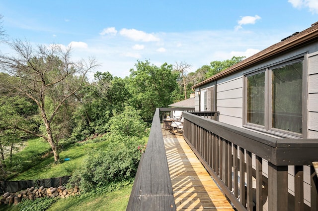 15657 Fish Point Rd SE, Prior Lake, MN 55372 - view of wooden terrace