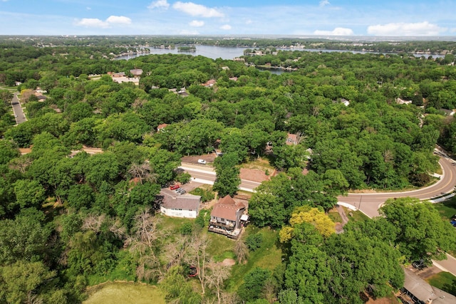 15657 Fish Point Rd SE, Prior Lake, MN 55372 - aerial view of a large body of water and a heavily wooded area