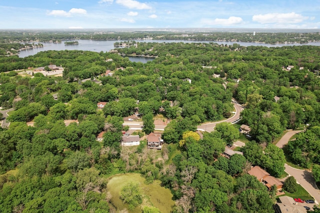 15657 Fish Point Rd SE, Prior Lake, MN 55372 - bird's eye view of a large body of water and a heavily wooded area