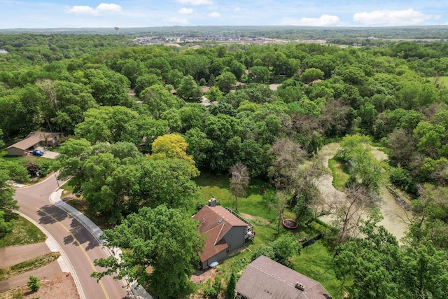 15657 Fish Point Rd SE, Prior Lake, MN 55372 - drone / aerial view of a heavily wooded area
