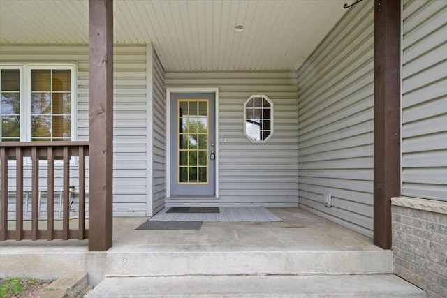 25809 Virgo St NE, Oxford Twp, MN 55079 - doorway to property featuring a porch