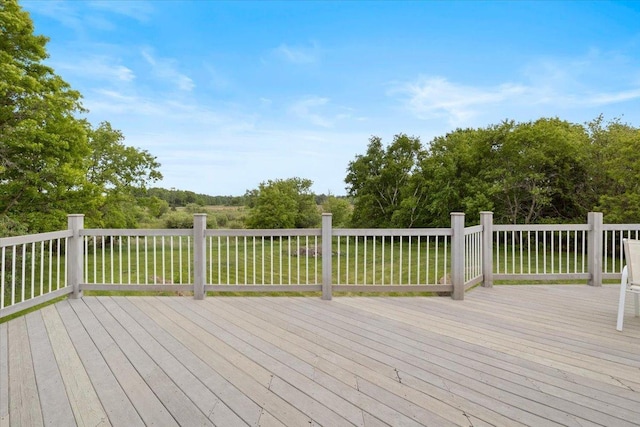 25809 Virgo St NE, Oxford Twp, MN 55079 - wooden deck featuring a yard