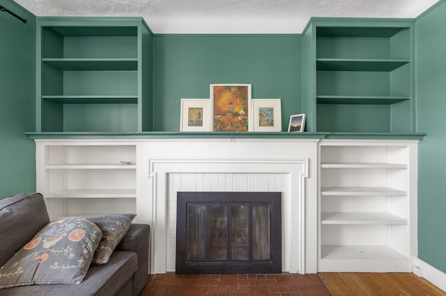 7537 Wentworth Ave, Richfield, MN 55423 - detailed view of a brick fireplace
