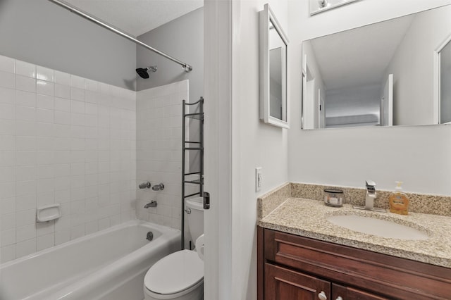 4207 Lakeside Ave N Unit 328, Brooklyn Center, MN 55429 - full bathroom with vanity, toilet, and shower / bathtub combination