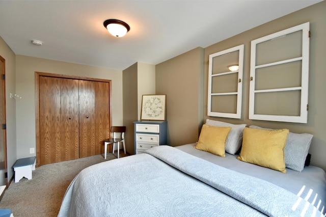 1756 34th St NE, Sauk Rapids, MN 56379 - bedroom with carpet flooring and a closet
