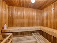 2800 Hillsboro Ave N Unit 316, New Hope, MN 55427 - relaxing sauna with wood ceiling and wooden walls