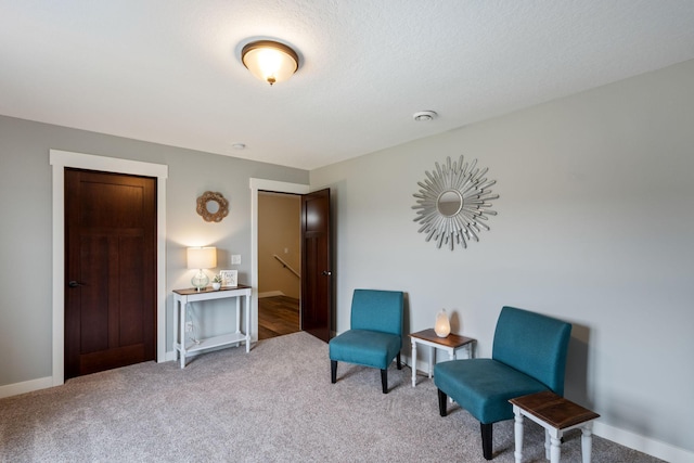 6339 140th Ave SE, Clear Lake, MN 55319 - sitting room featuring carpet and baseboards