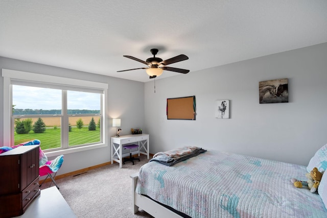 6339 140th Ave SE, Clear Lake, MN 55319 - bedroom featuring carpet and ceiling fan