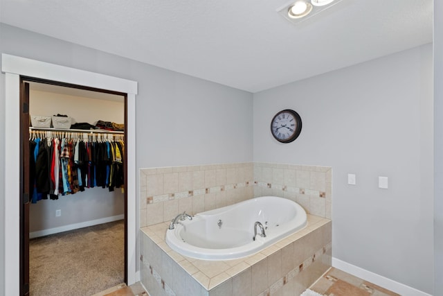 6339 140th Ave SE, Clear Lake, MN 55319 - full bathroom featuring a tub with jets and a spacious closet