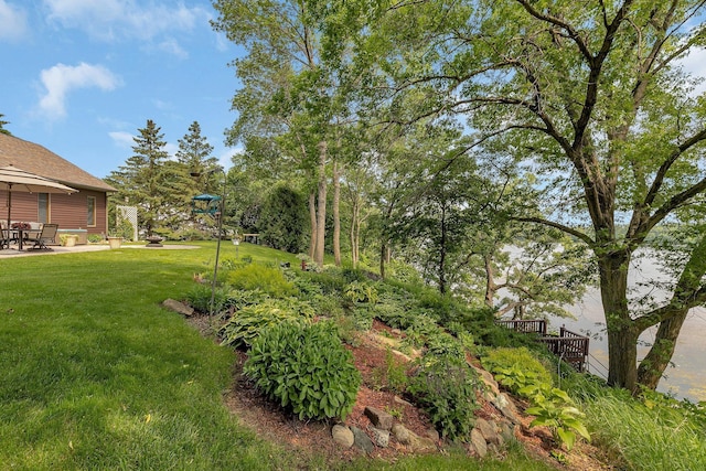 72959 235th St, Dassel, MN 55325 - view of green lawn featuring a patio area