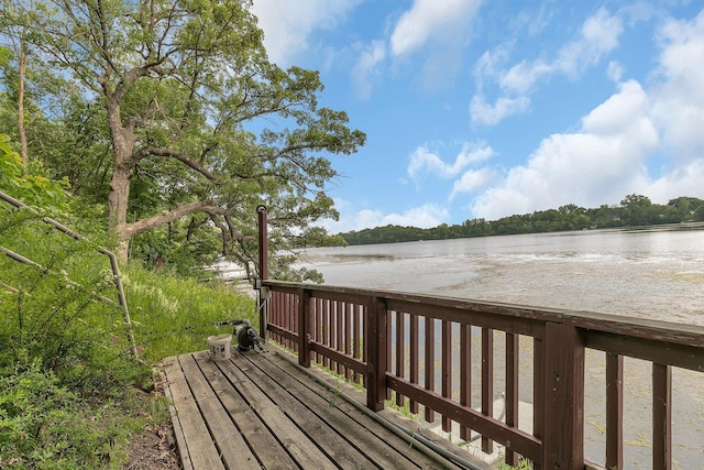 72959 235th St, Dassel, MN 55325 - deck featuring a water view